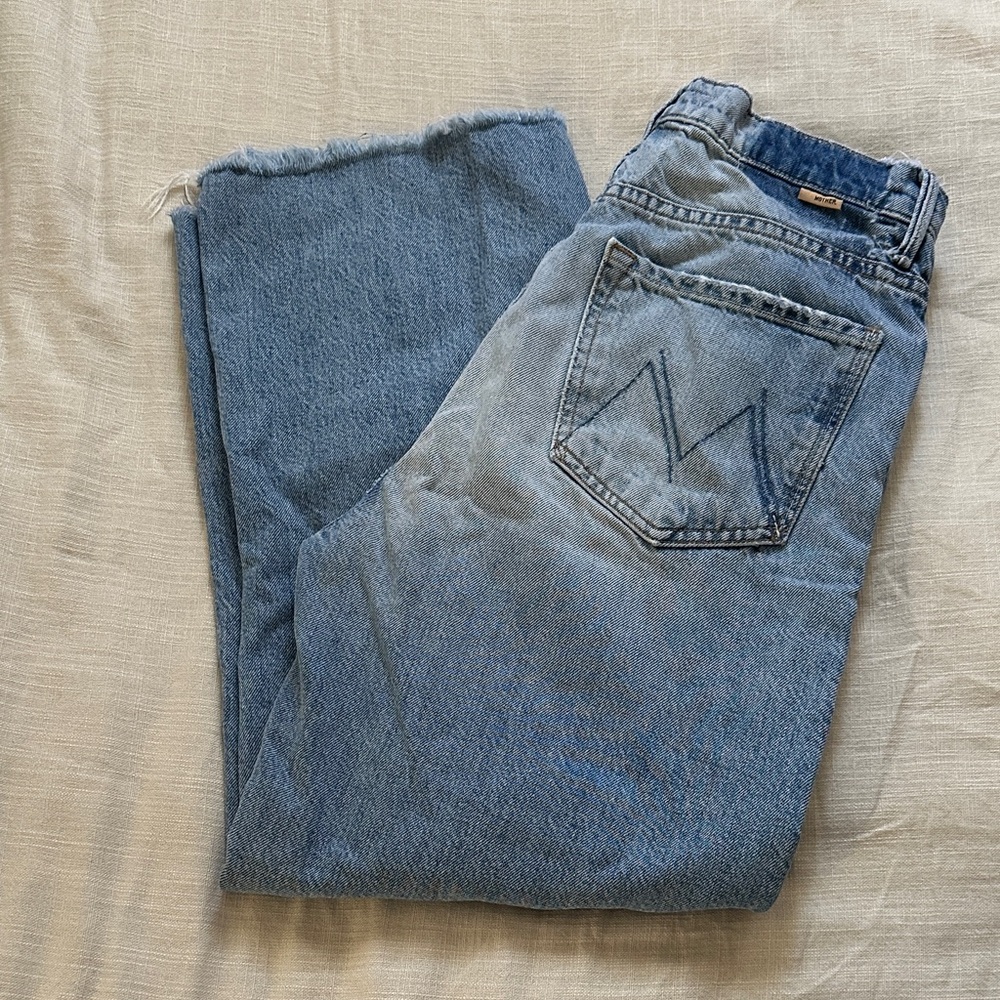 Mother High Waisted Blue Jeans